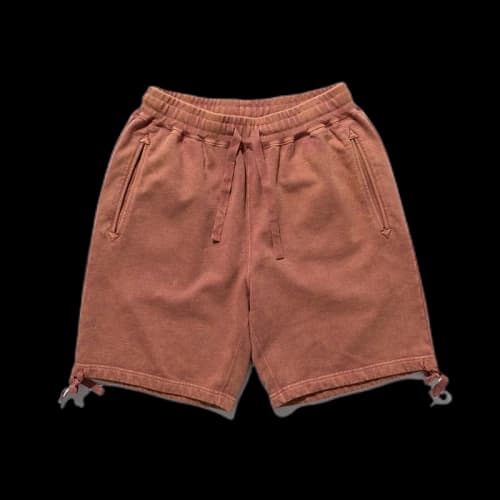 SOULGOODS Washed Knit Shorts Red