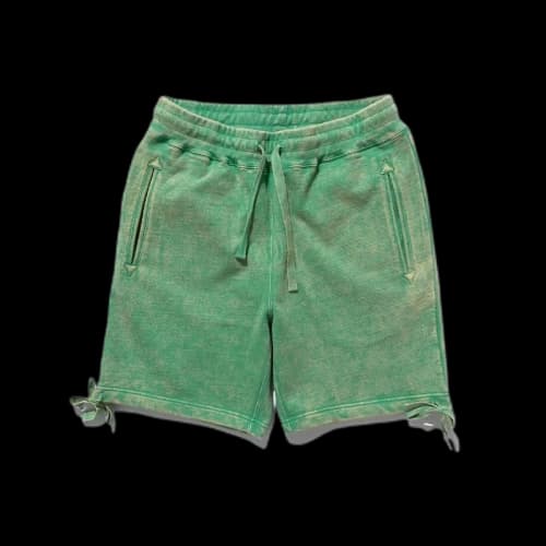 SOULGOODS Washed Knit Shorts Green
