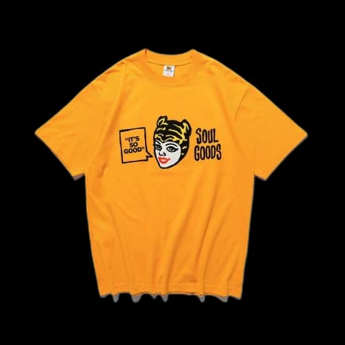 SOULGOODS Lady Cat T-shirt Yellow