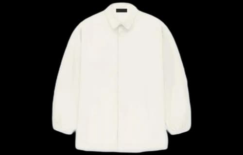 Fear of God Essentials Button Down Shirt 'Cloud Dancer'