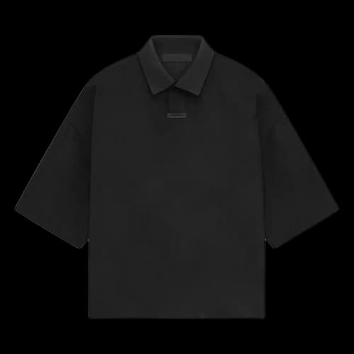 Fear of God Essentials Ripstop Polo 'Black'