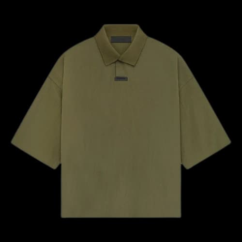 Fear of God Essentials Ripstop Polo Military