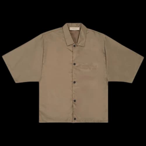 Fear of God Essentials Short-Sleeve Nylon Shirt 'Wood'