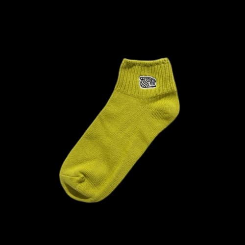 SOULGOODS Low Cut Tiger Logo Socks Olive
