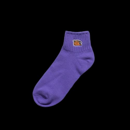 SOULGOODS Low Cut Tiger Logo Socks Purple
