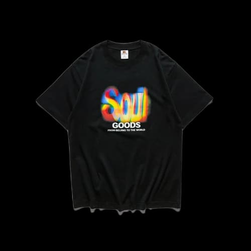SOULGOODS Print Logo T-shirt Black