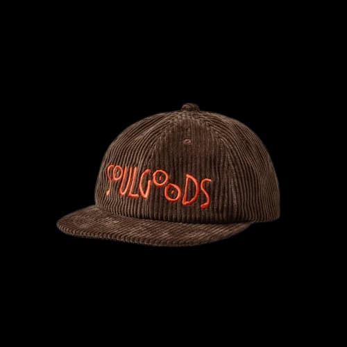 SOULGOODS Corduroy Baseball Cap Brown
