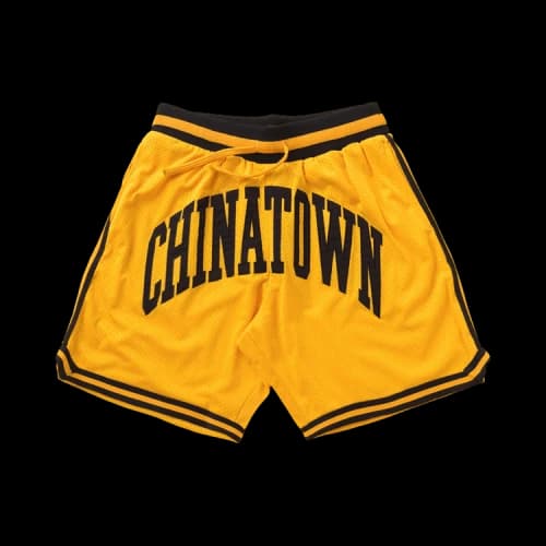 Chinatown Market Smiley Basketball Short 'Yellow'
