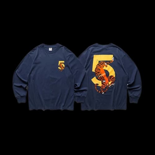 SOULGOODS 5th Anniversary L/S T-shirt Navy