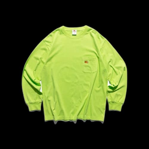 SOULGOODS Mini Logo Pocket L/S T-shirt Green