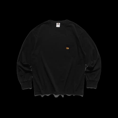 SOULGOODS Mini Logo Pocket L/S T-shirt Black