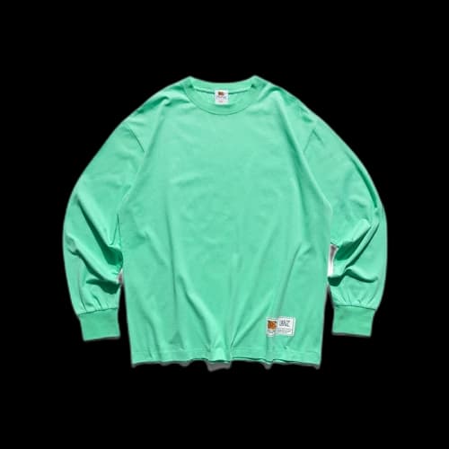 SOULGOODS Logo Tag L/S T-shirt Turquoise