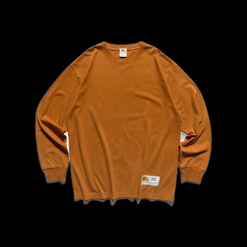 SOULGOODS Logo Tag L/S T-shirt Brown