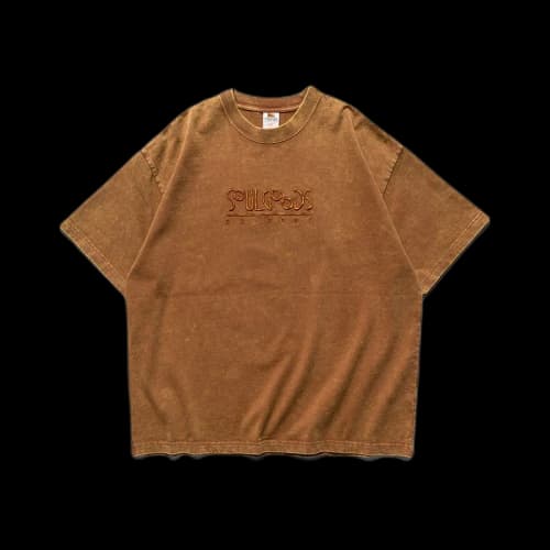 SOULGOODS Washed T-shirt Brown