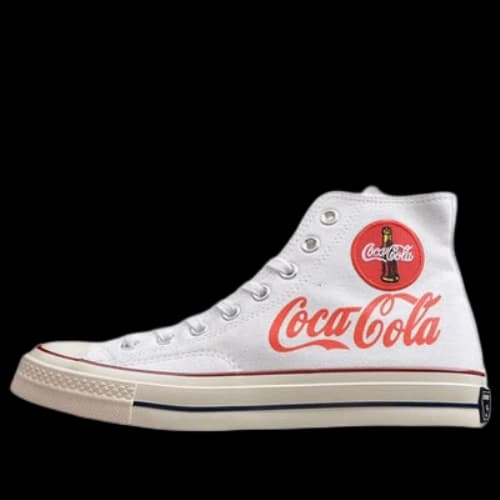 Coca Cola x Converse 1970s 'White Red'