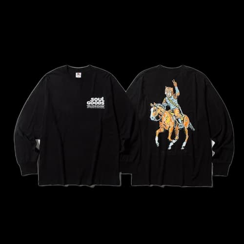 SOULGOODS Stallion & Soldier L/S T-Shirt Black