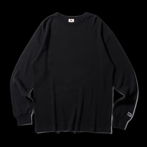 SOULGOODS Waffle L/S T-Shirt Black