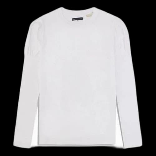 LEVI'S Levis Midnight Blue Series Slim Fit Long Sleeves White T-Shirt