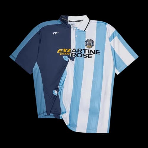 Martine Rose Collage Football Top 'Blue'