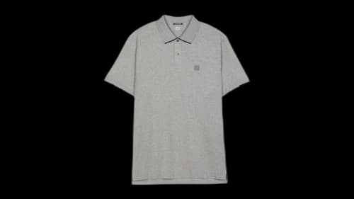 C.P. Company Collar S/S T-Shirt Gray