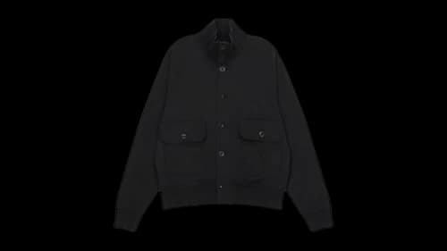 C.P. Company Logo Cardigan Black