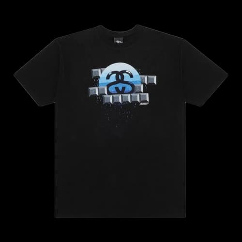 Stussy Mignanelli Logo Tee 'Black'