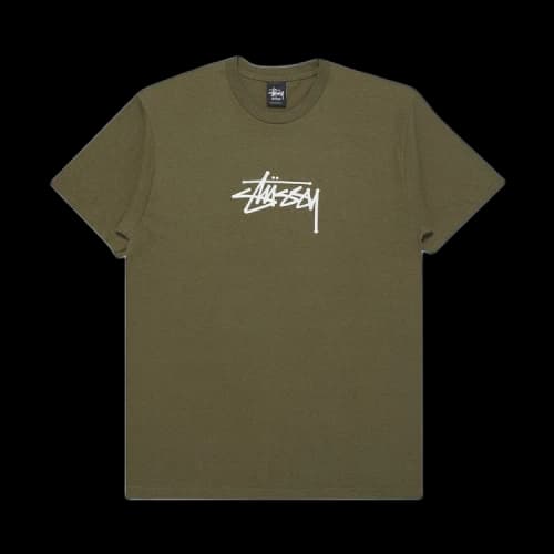Stussy Basic Stock Tee 'Olive'