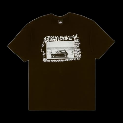 Stussy Beach Crew Tee 'Black'