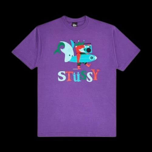 Stussy King Surfer Tee 'Purple'