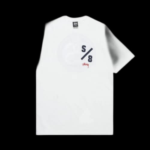 Stussy S/8 Tee 'White'