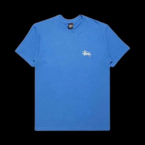 Stussy Basic Logo Tee 'Blue'