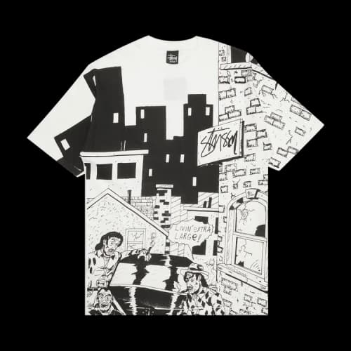 Stussy Real Deal Alley Tee 'White'