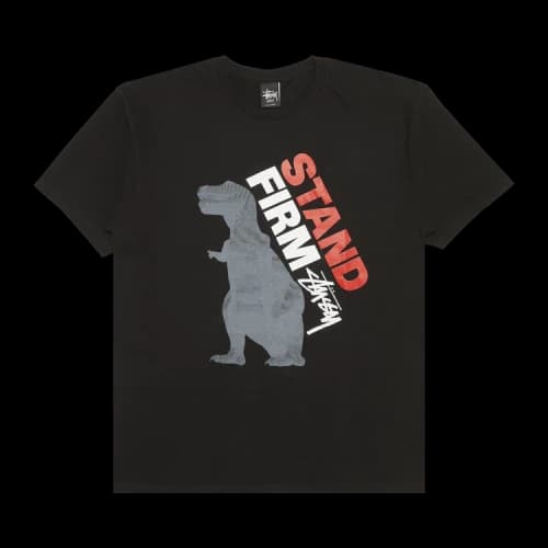 Stussy Stand Firm Dino Tee 'Black'