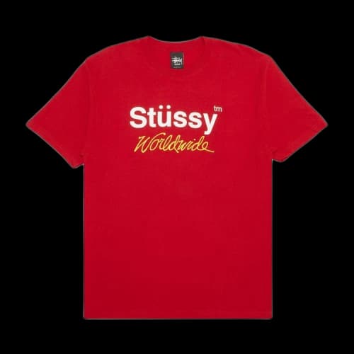 Stussy Worldwide Tee 'Red'