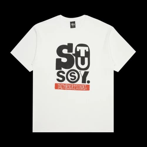 Stussy Stu Stack Tee 'White'