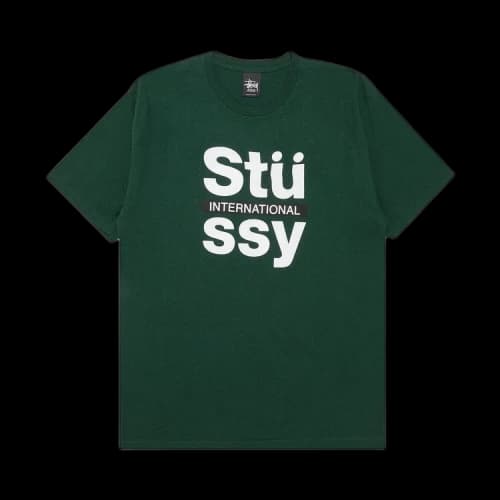Stussy International Block Tee 'Green'