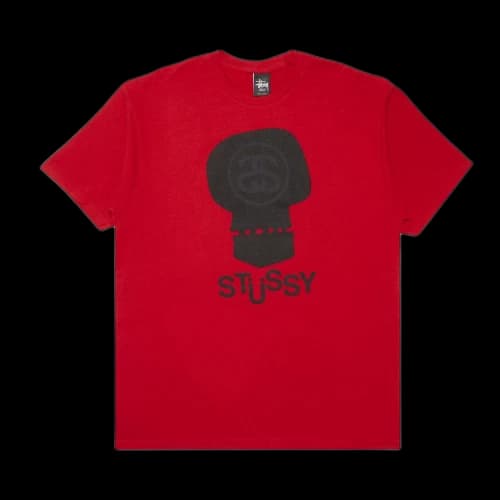 Stussy Link Skull Tee 'Red'