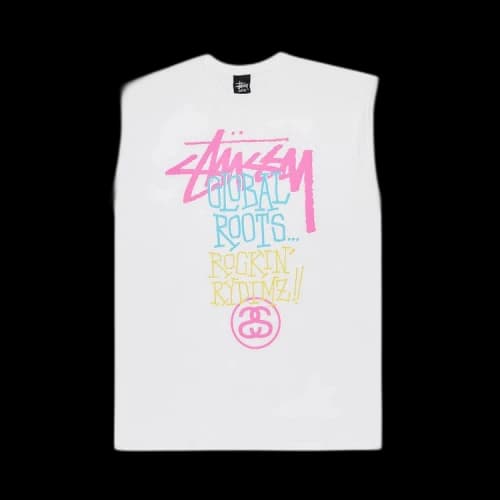 Stussy Rockin' Rydimz!! Tee 'White'