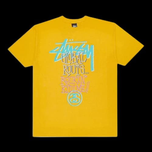 Stussy Rockin' Rydimz!! Tee 'Yellow'