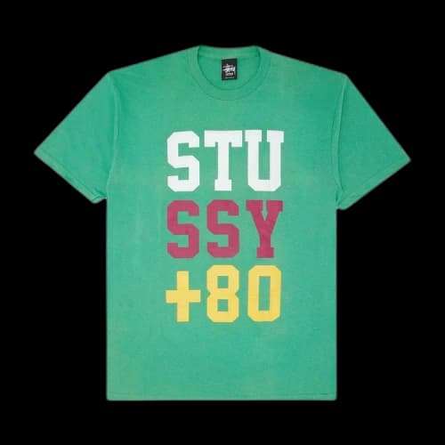 Stussy +80 Tee 'Green'