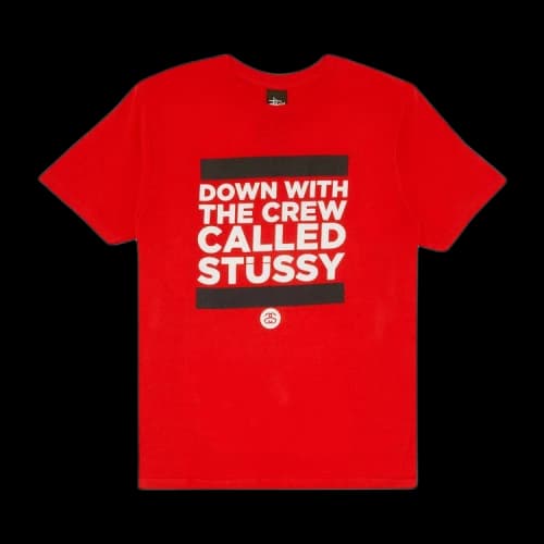 Stussy Down With The Crew Tee 'Red'