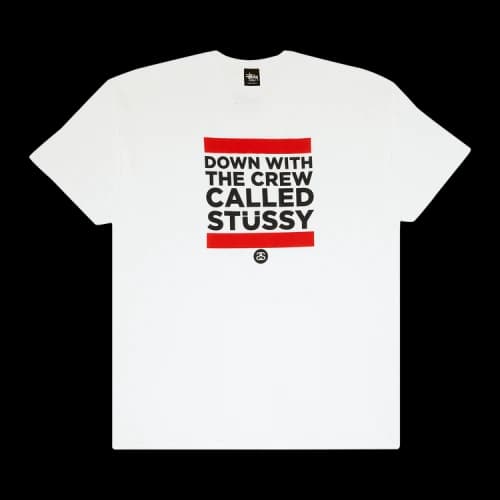 Stussy Down With The Crew Tee 'White'