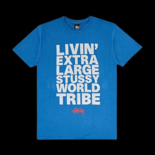 Stussy Livin' XL Block Tee 'Blue'