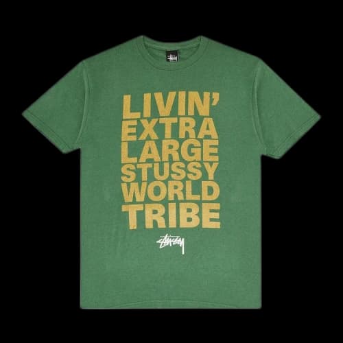 Stussy Livin' XL Block Tee 'Green'