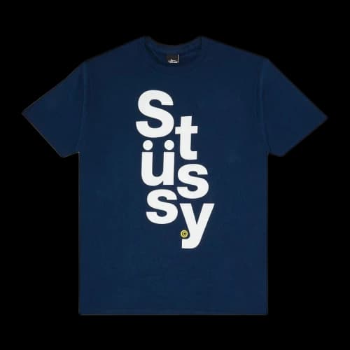 Stussy Stack Tee 'Navy'