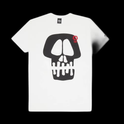 Stussy Jumbo Skull Tee 'White'