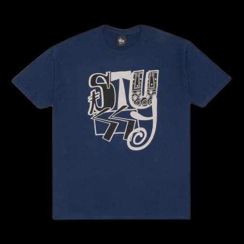 Stussy Mix Tee 'Indigo'