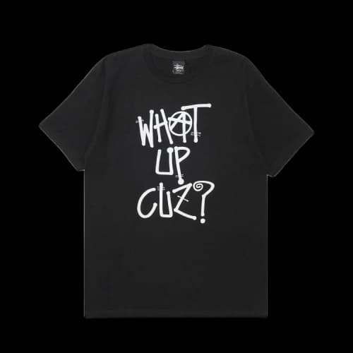 Stussy What Up Cuz? Tee 'Black'