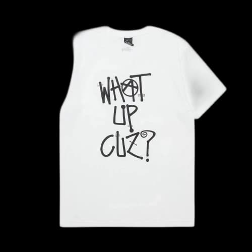 Stussy What Up Cuz? Tee 'White'
