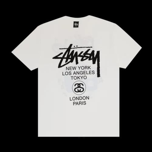 Stussy World Tour Tee 'White/Red'